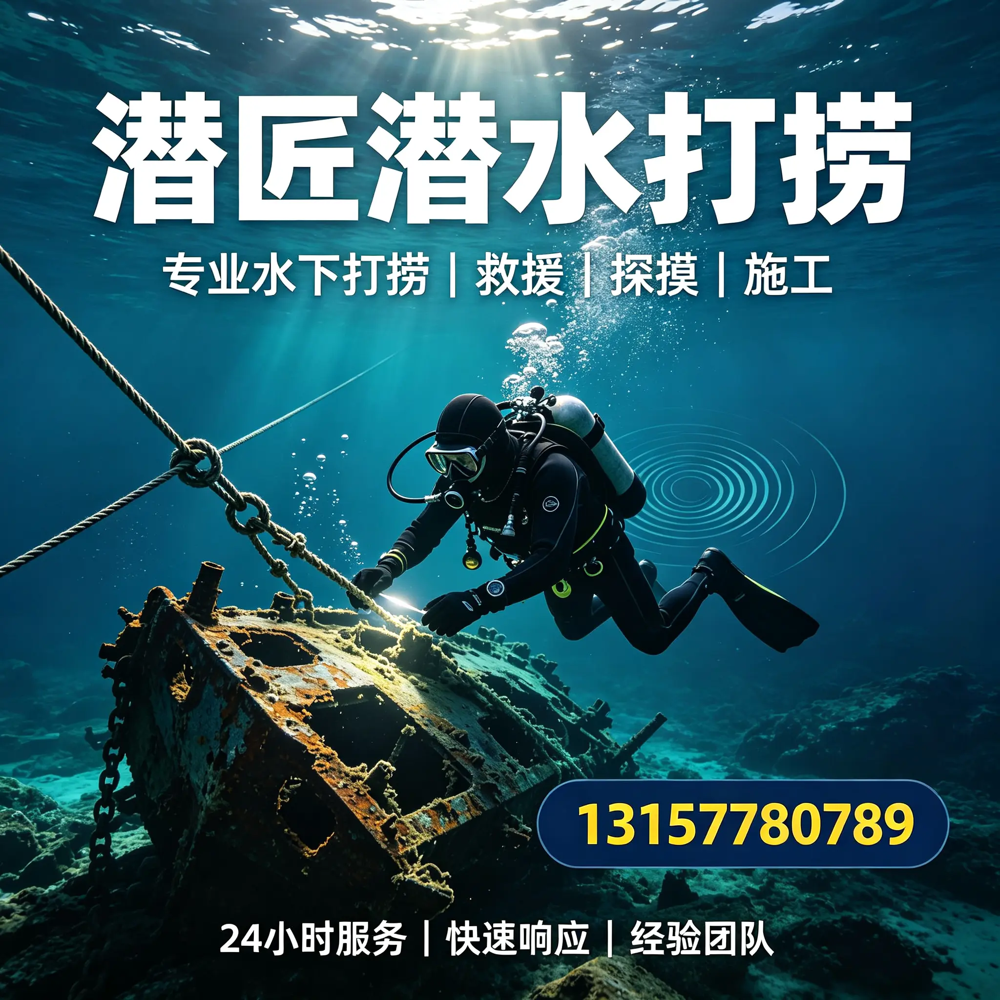 闵行水下打捞作业服务产品